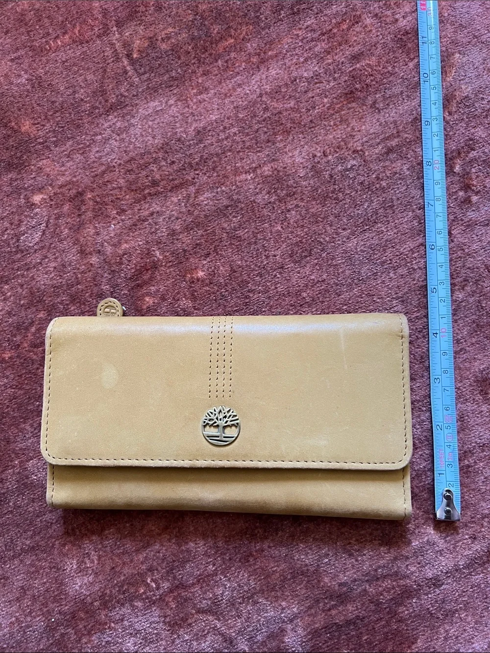 Timberland Caramel Leather Continental Wallet